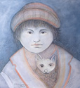 Girl with fox